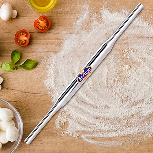 Apeiron Stainless Steel Rolling Pin/Belan, 33 cm, 140 g, Silver - Image 1