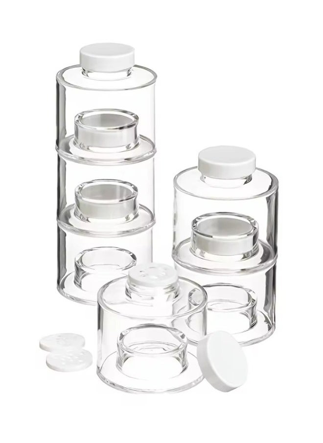 Generic - Set of 6 Self Stacking Spice Bottles - Image 1