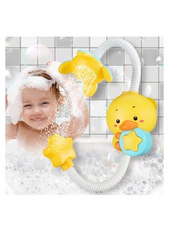 Bath Toys Baby Bath Shower Head Electric Duck Shower Bath Toys Sprinkler Bathtub Tub Water Pump Toys Tub Fountain Toys for Toddlers Kids Child 18 Months and up Baby Toddler Infant Kids