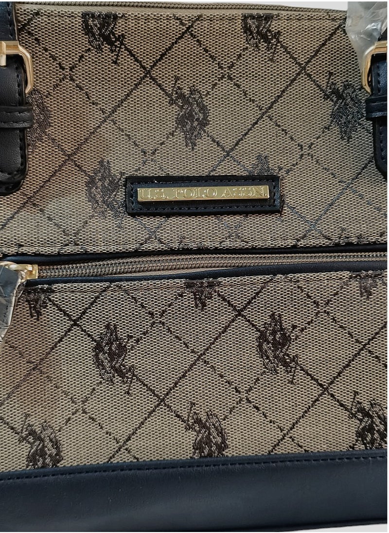 U.S. Polo Assn. - Handbag With Top Handle & Adjustable Strap That Can Be Removed / Medium Size 36*25 cm - Image 1