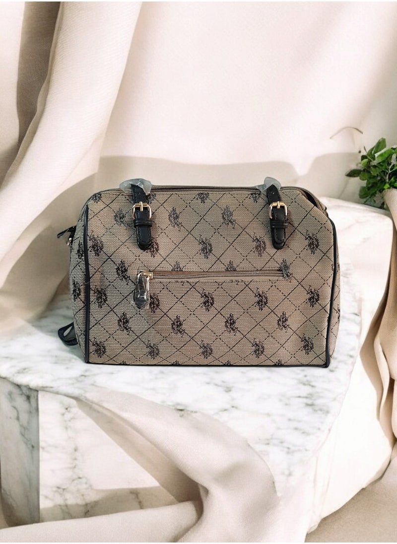 U.S. Polo Assn. - Handbag With Top Handle & Adjustable Strap That Can Be Removed / Medium Size 36*25 cm - Image 1