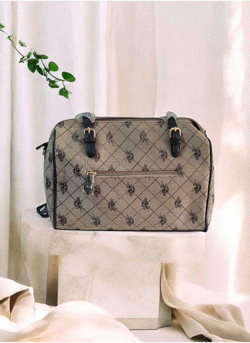 U.S. Polo Assn. - Handbag With Top Handle & Adjustable Strap That Can Be Removed / Medium Size 36*25 cm - Image 1