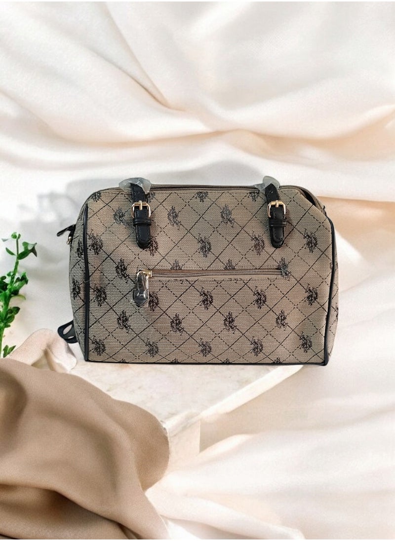U.S. Polo Assn. - Handbag With Top Handle & Adjustable Strap That Can Be Removed / Medium Size 36*25 cm - Image 1