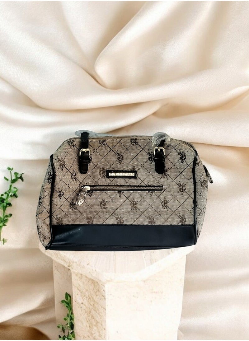 U.S. Polo Assn. - Handbag With Top Handle & Adjustable Strap That Can Be Removed / Medium Size 36*25 cm - Image 1