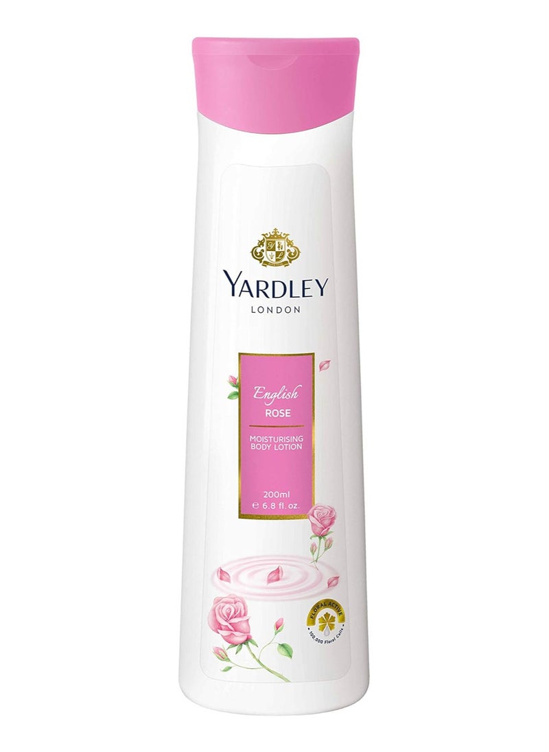 Yardley English Rose Moisturising Body Lotion 200ml 
