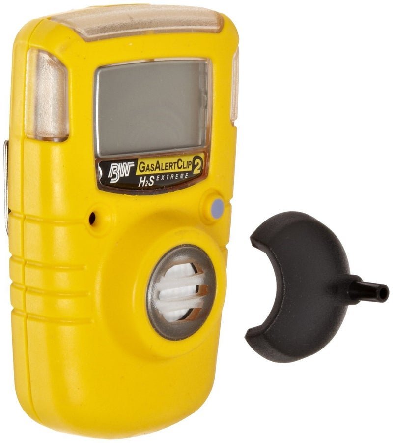 BW Technologies 2 Year Hydrogen Sulfide GasAlertClip Extreme Gas Monitor - Image 1