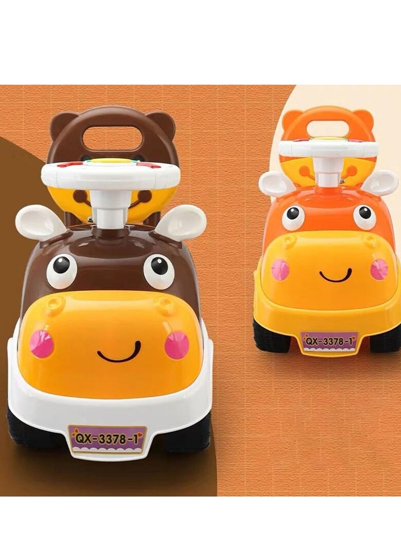 AL BADER Baybee Hippo Race Kids Ride On Push Car for Toddlers Baby car Toy Children Rider & Infant Baby car Toys | Kids Suitable for Boys & Girls(1-3 Years)  - Image 2