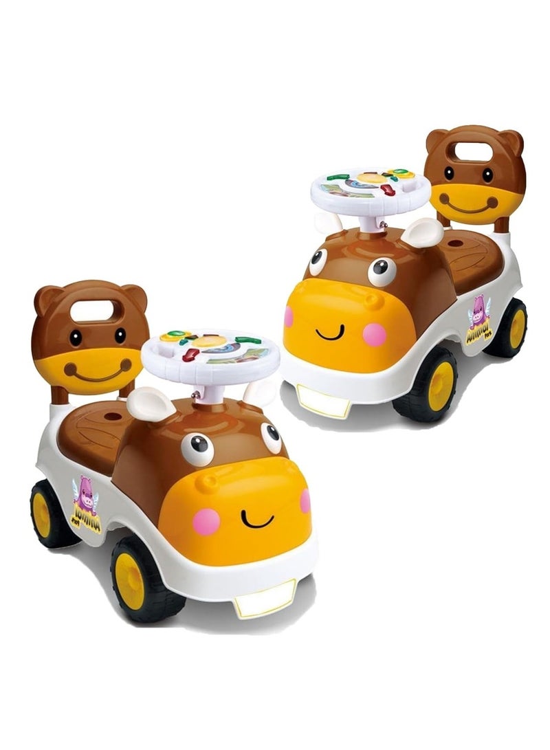 AL BADER Baybee Hippo Race Kids Ride On Push Car for Toddlers Baby car Toy Children Rider & Infant Baby car Toys | Kids Suitable for Boys & Girls(1-3 Years)  - Image 4