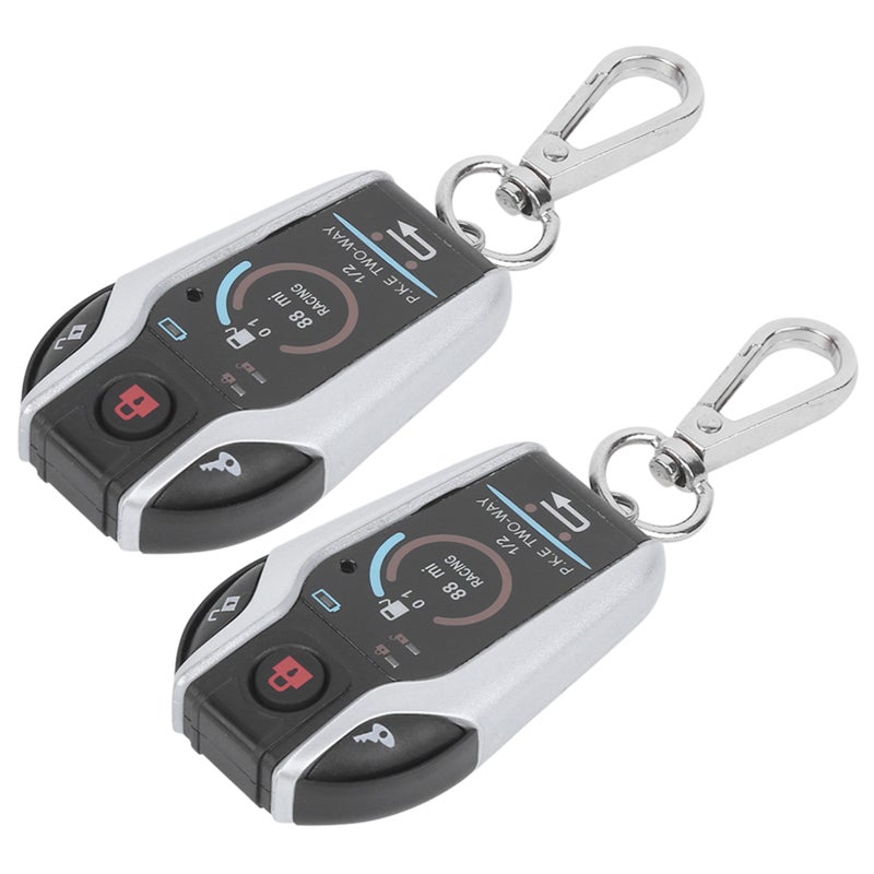 2 Way Motorcycle Alarm System: 300M Remote Range, Remote Start Flameout, Anti-Shear Anti-Theft - Vibration Sync Alarm for Universal Motorcycle Parking & Daily Use - Image 4