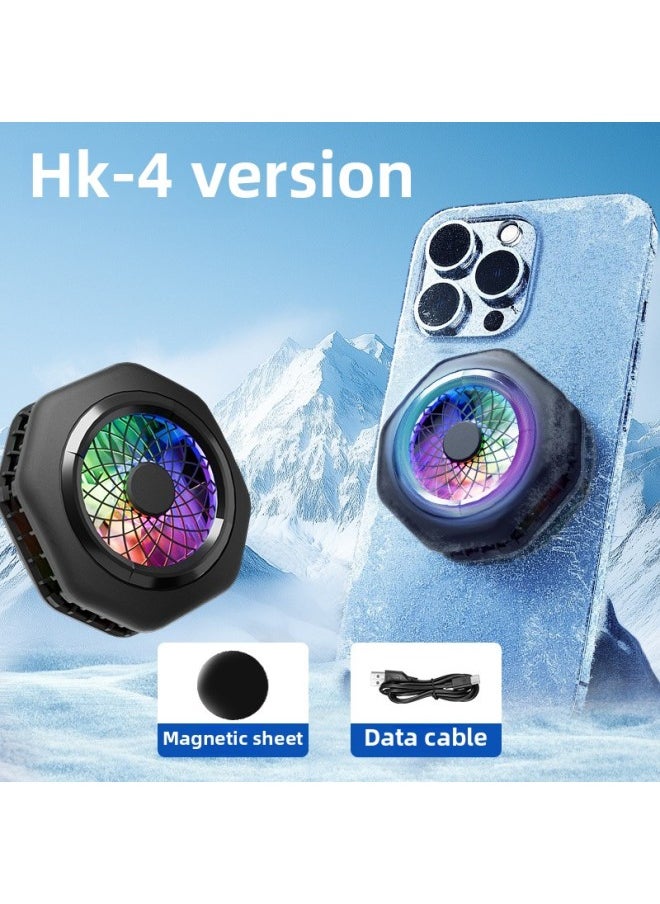 Generic - 2025 HK4pro Mobile Phone Radiator Magnetic Semiconductor High-power Icing Heat Dissipation Artifact Back Clip-Color:Hk-4 (ordinary Non-freezing Model) - Image 1