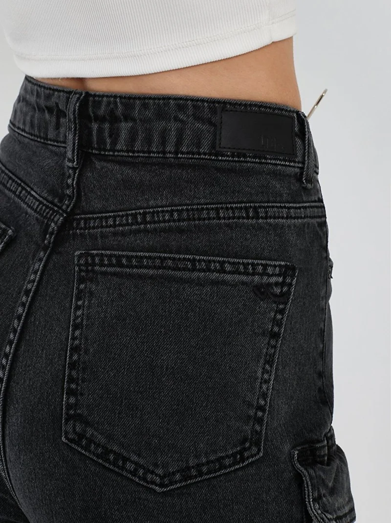 ال تي بي Women's Marien High Waist Wide Leg Cargo Jeans