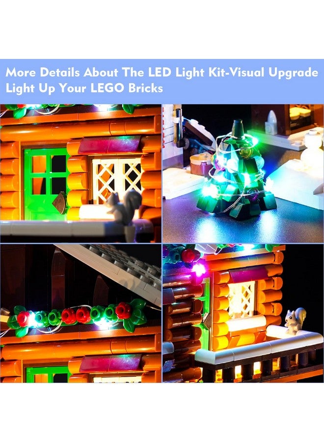 Vonado Colorful Light Kit For Lego Alpine Lodge Christmas Village 10325, Updated Creative Led Lighting Set Accessories Compatible With Lego 10325 Christmas Winter Village (Lights Only, No Models)  - Image 2