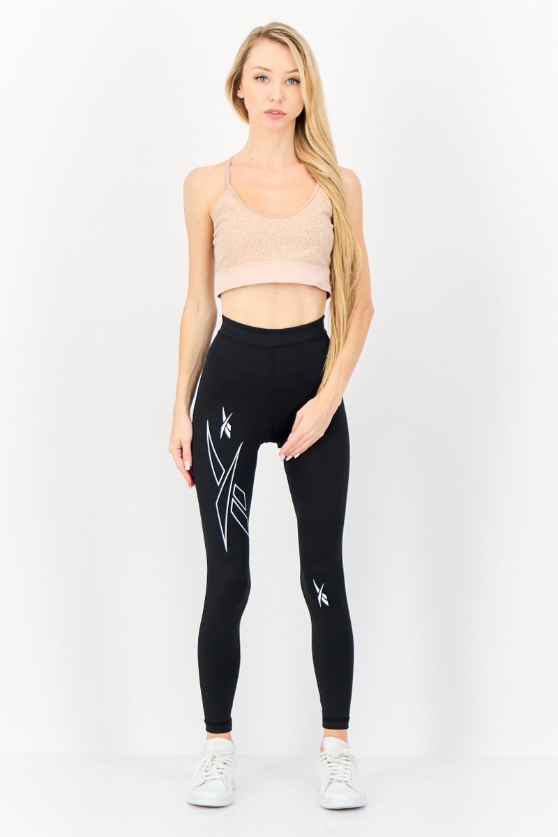 Reebok Women Sportswear Fit Outdoor Tights, Black - Image 2