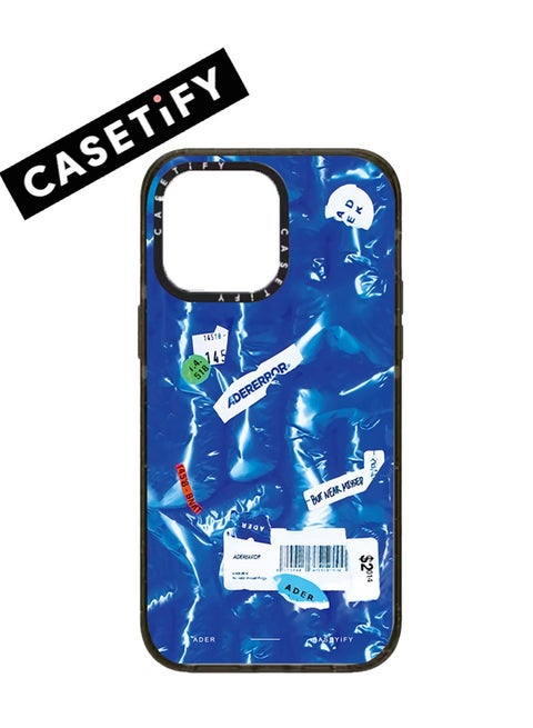 Apple iPhone 13/14 Case,Co-Branding with ADEA ERROR Ripple Magnetic Adsorption Phone Case - Blue