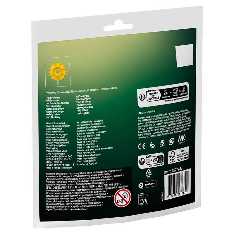 LEGO - Botanicals Field Flowers 77 Pieces - 30701 - Image 3