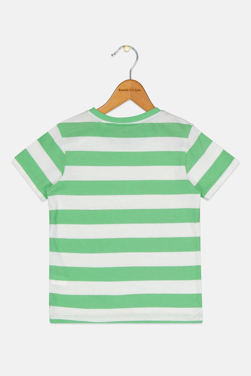 Sinsay Toddlers Boy Stripe Short Sleeve T-Shirt, Multicolor - Image 3