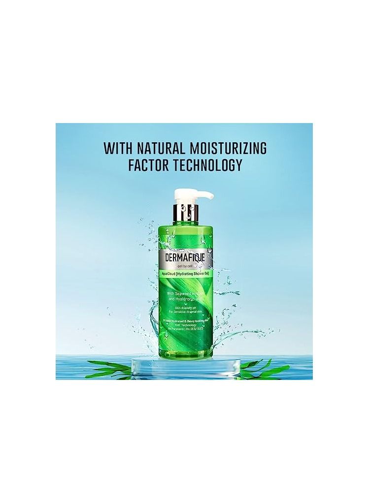 Dermafique Aqua Cloud Hydrating Shower Gel   500ml - Image 4
