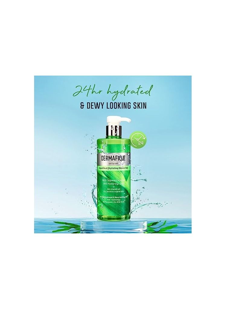 Dermafique Aqua Cloud Hydrating Shower Gel   500ml - Image 2