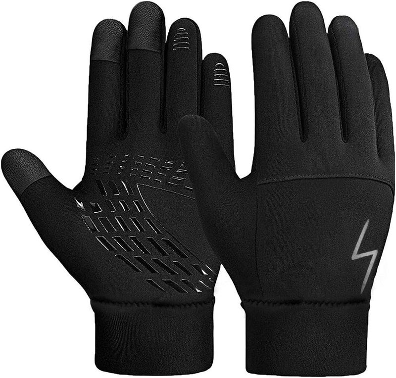 YukiniYa Kids Winter Gloves Back Water Repellent Touchscreen Warm Fleece Anti-Slip for Boys Girls Teen 3-15 Years - Image 1