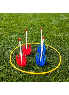 Champion Sports Champion Sports Indoor/Outdoor Horseshoe Set Red  - Image 5