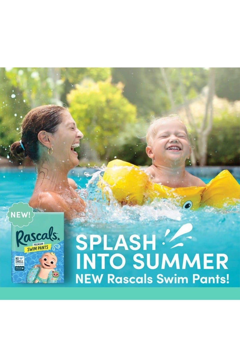 Rascals Cocomelon Premium Baby Swimming Diaper Pants - Advanced Leak Protection Swimming Diaper Pants For Little Swimmers - Extra Stretchy Waistband Swim Pants Size 3 (6-11 Kg) - Pack of 16 - Image 2