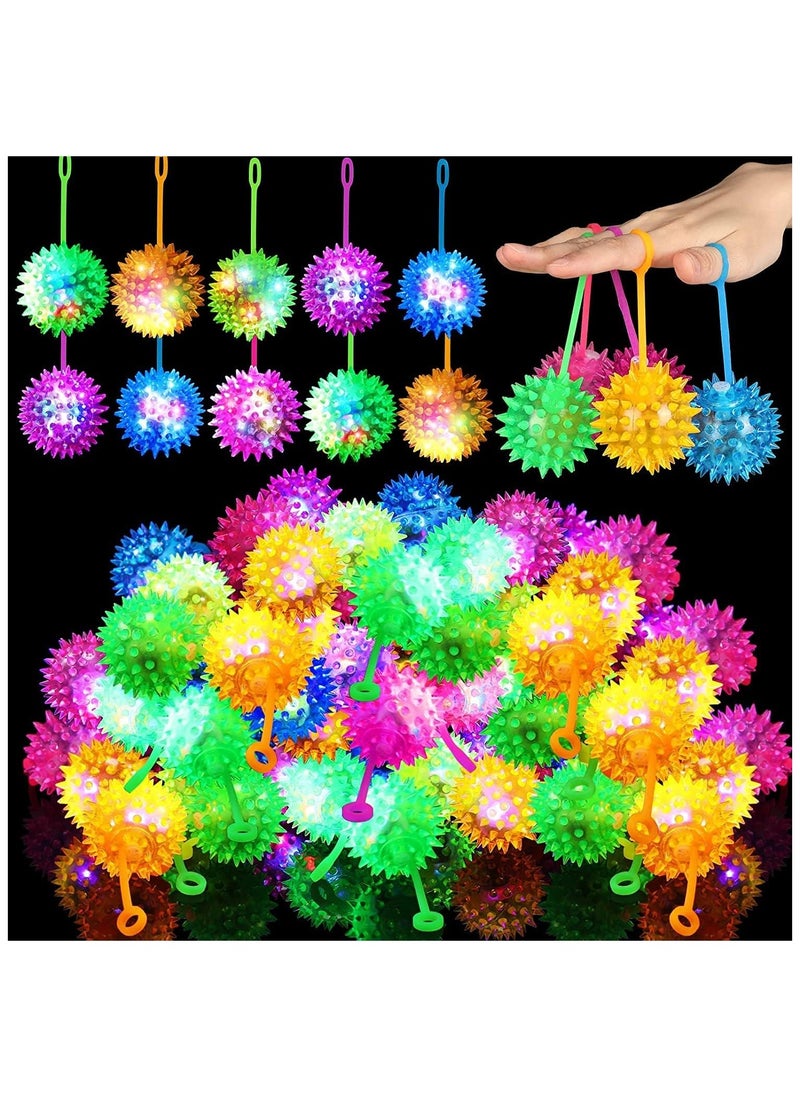 TOY GARDEN 12 PCS LED Light Up Bouncy Balls – Flashing Rubber Toy for Kids, Party Favors, Goodie Bag Fillers, Classroom Prizes & Birthday Gifts  - Image 1