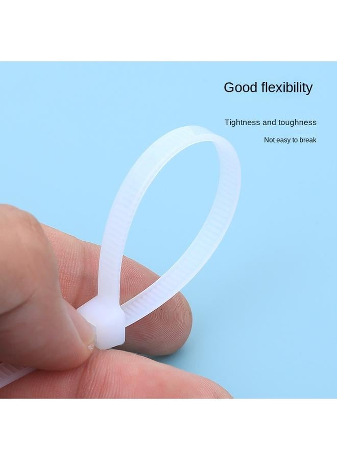 Bluejw Factory Wholesale Cable Tie Self-locking Cable Tie Strong Tension White Black Plastic Strap Cable Tie - Image 4