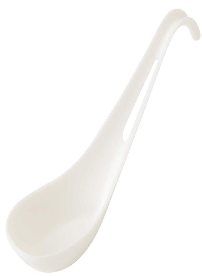 World Centric SP-TP-AS Compostable TPLA 6" Asian Soup Spoons (Pack of 500) - Image 1