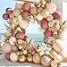 Partycus Dusty Rose Balloon Arch Kit Double Stuffed Mauve Pink Cream White Sand Tan Boho Balloon Garland with Blush Brown Gold Latex for Baby Shower Wedding Birthday Fall Party Decoration - Image 2