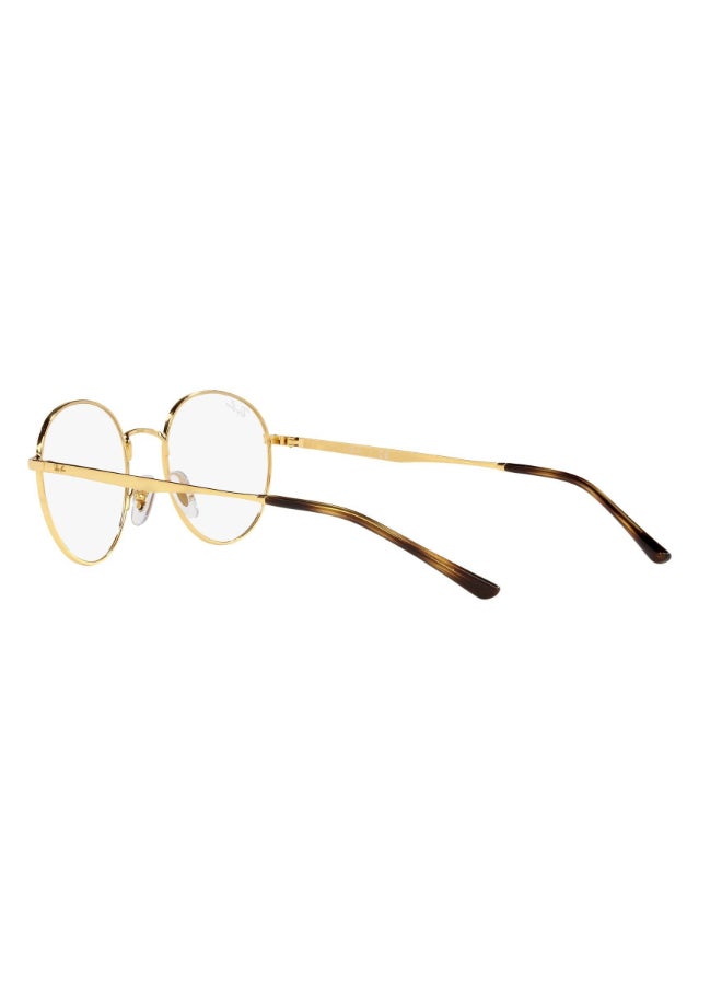 Ray-Ban Unisex Unisex Round Shape Plastic Eyeglass Frames 2500 - Lens Size: 48 Mm - Arista - Image 5