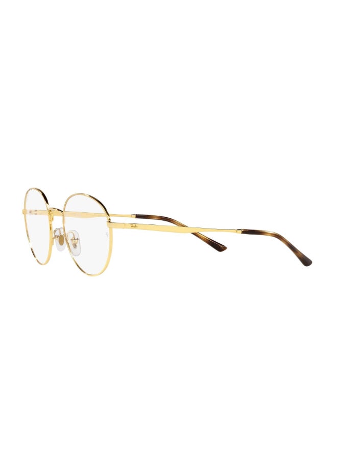 Ray-Ban Unisex Unisex Round Shape Plastic Eyeglass Frames 2500 - Lens Size: 48 Mm - Arista - Image 3