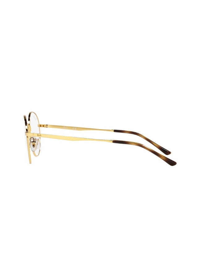 Ray-Ban Unisex Unisex Round Shape Plastic Eyeglass Frames 2500 - Lens Size: 48 Mm - Arista - Image 4