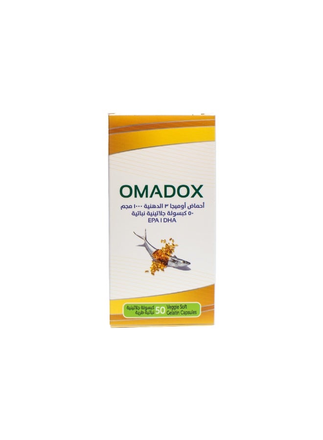 OMADA Omadox Omega 3 - 1000 mg 50 Capsules