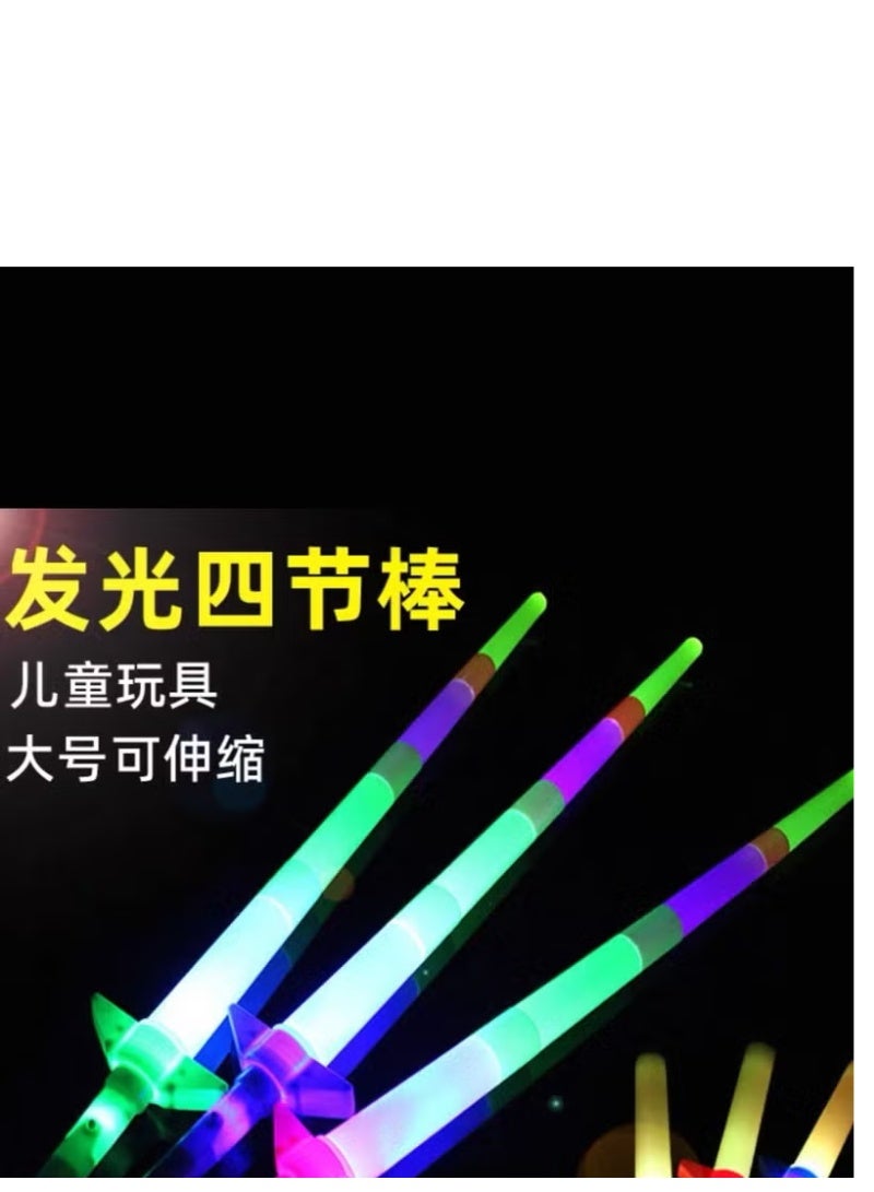 لعبة سيف متوهج قابل للتمدد للأطفال، عصا مضيئة وامضة - Image 3