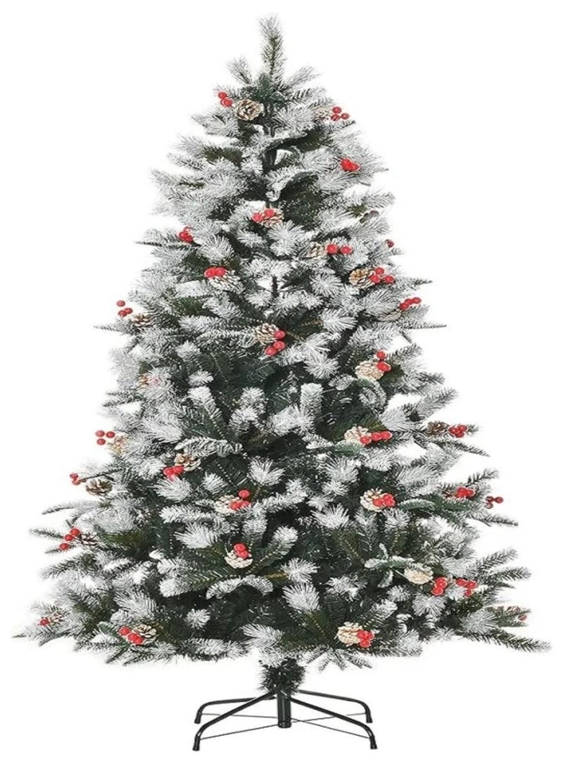 Generic Christmas tree with pine cones - 210 cm  - Image 1