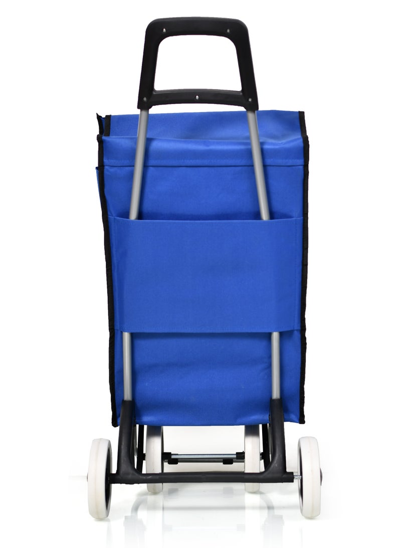 Shopping cart with ice-cold pocket fashionable with 4 large wheels suitable for off-road use suitable for home camping and picnic  - Image 4