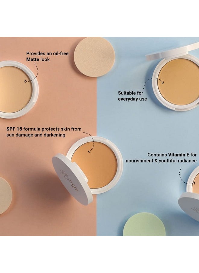 Iba Pure Skin Perfect Look Long Wear Mattifying Compact - Fair Pearl, 9G | Even Coverage | Oil Free | Matte Finish | Spf 15 | Face Makeup | 100% Natural | Halal Certified & Vegan Makeup  - Image 2