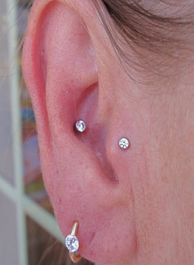 MODRSA Tiny Faux Nose Ring and Stud - Non-Piercing Magnetic, 3mm - Image 5