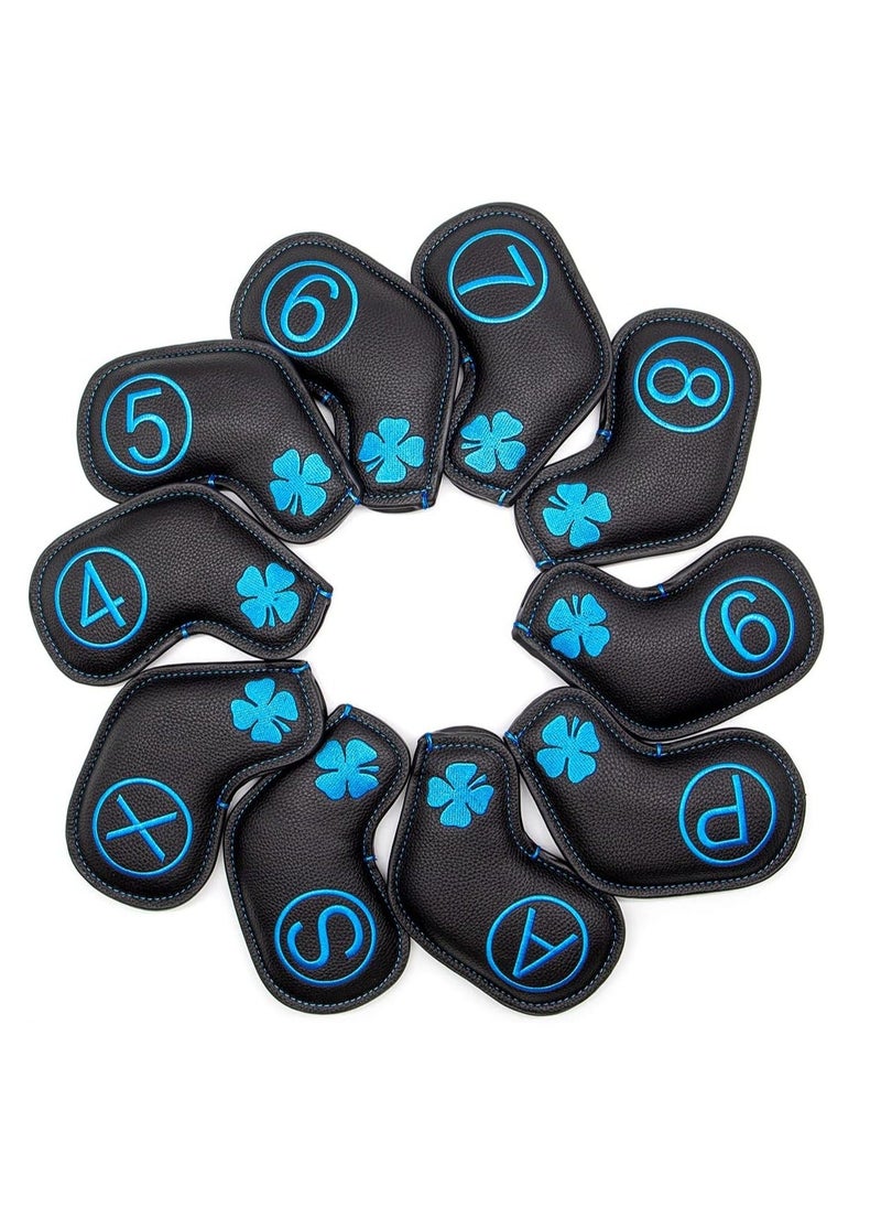 Y&D - Golf Iron Club Head Covers, Leather Covers for Taylormade, Mizuno, Callaway, Etc. - Image 1