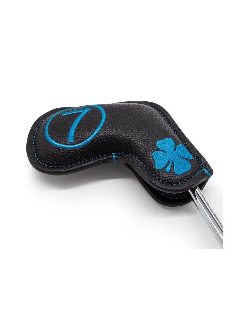 Y&D - Golf Iron Club Head Covers, Leather Covers for Taylormade, Mizuno, Callaway, Etc. - Image 1