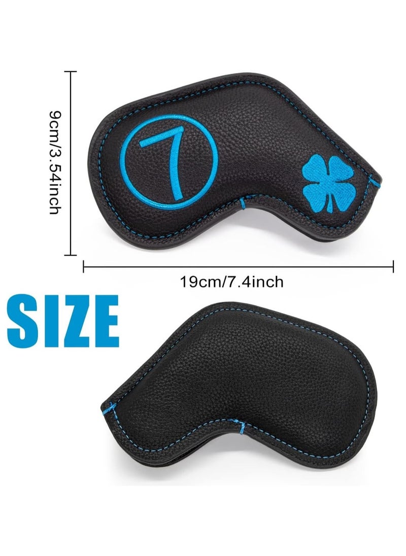 Y&D - Golf Iron Club Head Covers, Leather Covers for Taylormade, Mizuno, Callaway, Etc. - Image 1