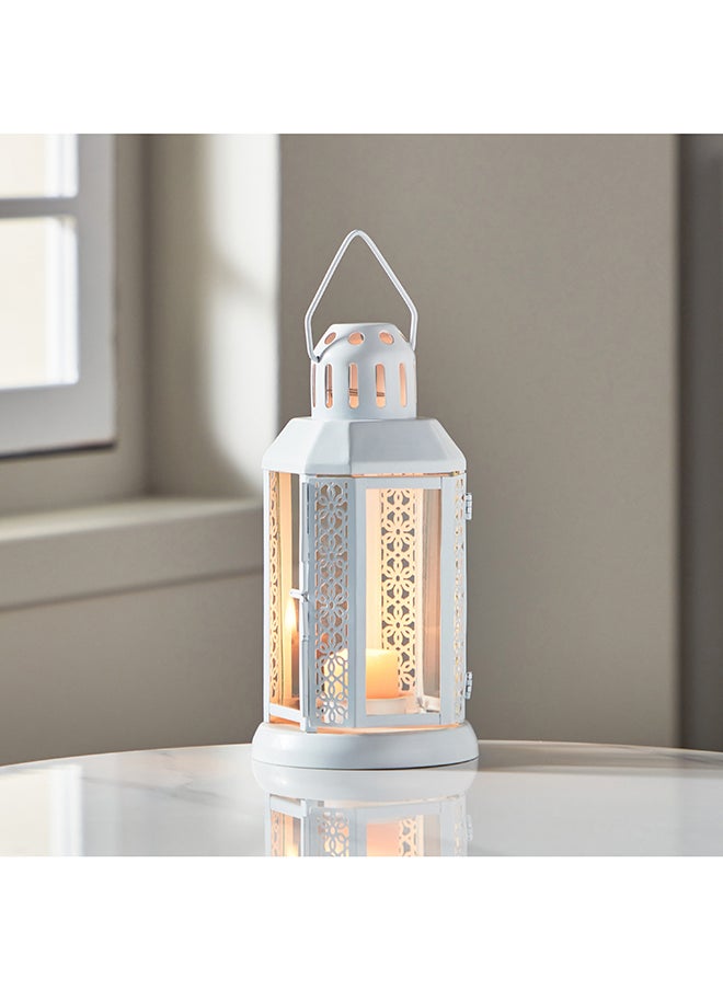 Home Box Kensin Promo Metal Cutwork Lantern 10 x 22 x 10 cm  - Image 1