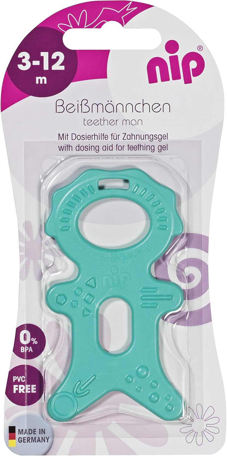 nip Teether Man, Green, 3M to 12M,1 of Piece, 370210 - Image 2