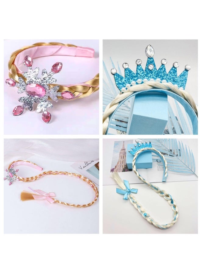 كوفوز 2PCs الأميرة اللباس حتى الباركورات, طويلة كوسبلاي الباركورات المنقولة للبنات, حزام الشعر للبنات كوسبلاي, زي ديكور اكسسوارات حفل عيد الميلاد - Image 3