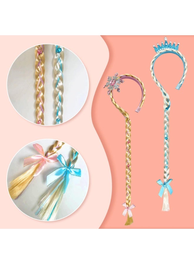 كوفوز 2PCs الأميرة اللباس حتى الباركورات, طويلة كوسبلاي الباركورات المنقولة للبنات, حزام الشعر للبنات كوسبلاي, زي ديكور اكسسوارات حفل عيد الميلاد - Image 4