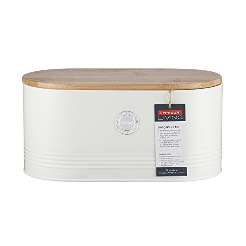 Typhoon Living Collection | 13.4" Bread Bin - Cream - Image 1