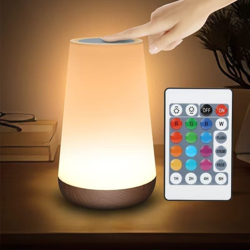 GroveMade Bedside Lamp Night Light LED Desk Lamp Color Changing RGB Ambient Light with Remote Control Touch 13 Colors for Bedroom Home  Decor - Image 5