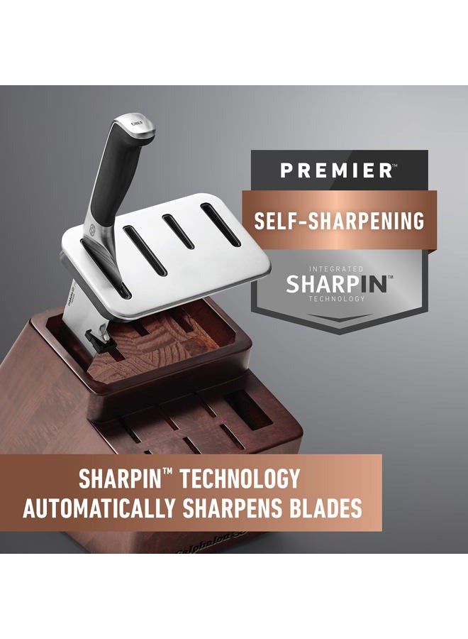 Calphalon طقم سكاكين بريميير شارب إن مع كتلة سكاكين للتشحيم - Image 3