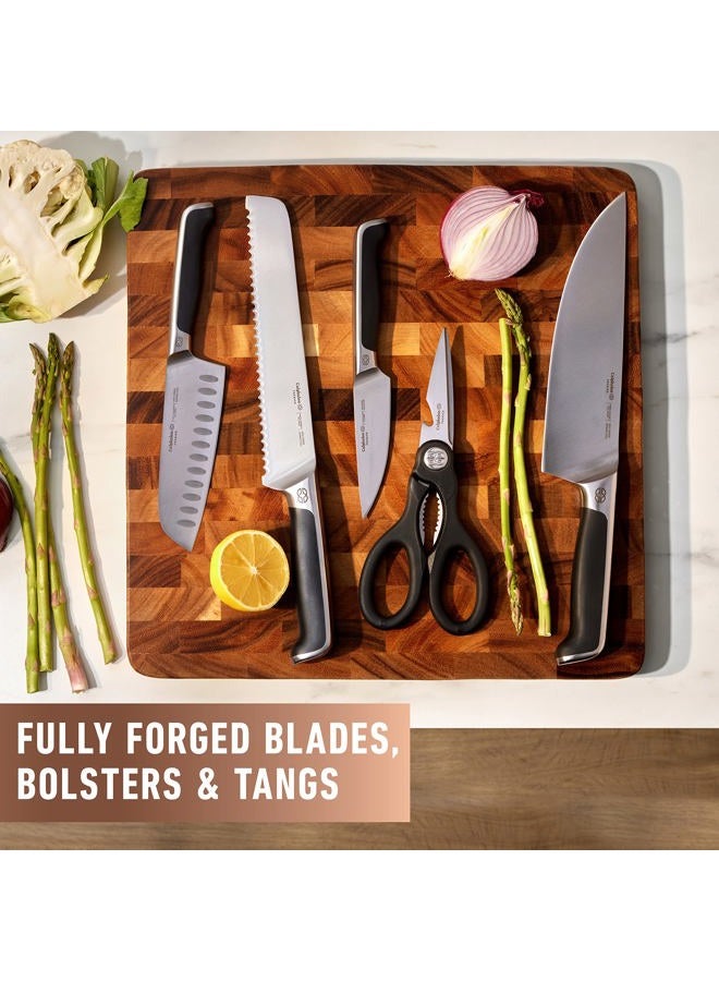 Calphalon طقم سكاكين بريميير شارب إن مع كتلة سكاكين للتشحيم - Image 5