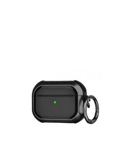 For Apple Airpods Pro  2019  Case with Keychain,  Full-Body Rugged Military Grade Protective Cover, Resilient Shock Absorption Design, Durable Armor Case,Black - pzsku/Z2ED4926BAFA882449027Z/45/_/1706980017/9a990677-9e7b-4833-8271-2ecafb07a064